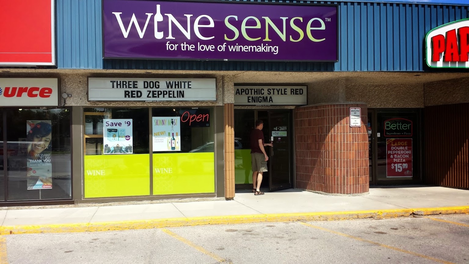 Wine Sense Portage Ave location